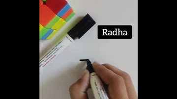Radha Name in Korean language | Like, Subscribe, Share and Comment your name 3 times 🤗