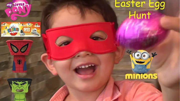 Easter Egg Hunt 2016 Star Wars Kinder Surprise Minions Despicable Me My Little Pony