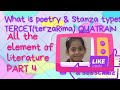 #3rd #part of #stanza #tercet #quatrain