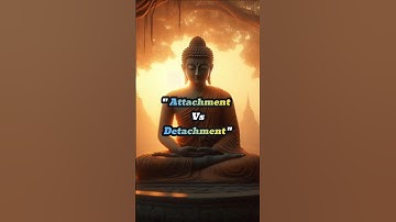 Attachment Vs  Detachment 🙏 | #shorts #attachmentanddetachment #viral #trending
