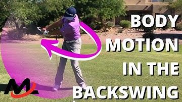 Body Motion In The Backswing | Milo Lines Golf