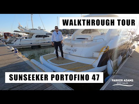 Full Walkthrough Tour - £320k Sunseeker Portofino 47 - Great example of one of these great boats!