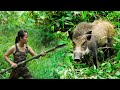 Full shelter earth hut crafting traps ambush wild boar