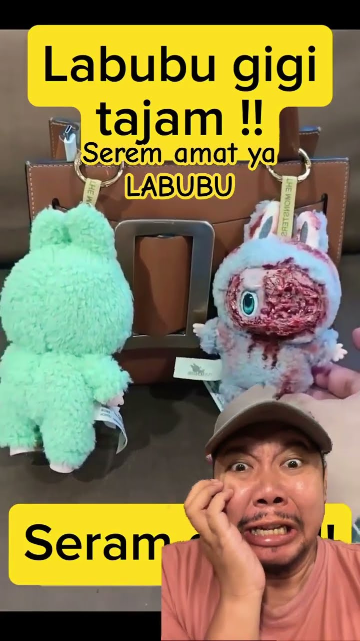 BONEKA LABUBUNYA KOK MENYERAMKAN!!!??? #halloween #shortsfeed #labubu #scary #horror