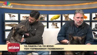 'Pet Show'  17.2.2016  Web Exclusive  Γερμανικός Ποιμενικός  Φάτσας (Τρελή οικογένεια)