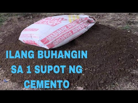 Video: Gaano karaming buhangin at semento ang kailangan kong maglagay ng mga kongkretong bloke?