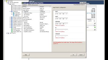 Self-configuration and the OVF environment