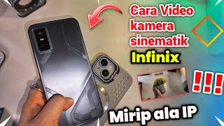 Cara Kamera Infinix Video Cinematic Blur Keren | Mirip Ala IPhone