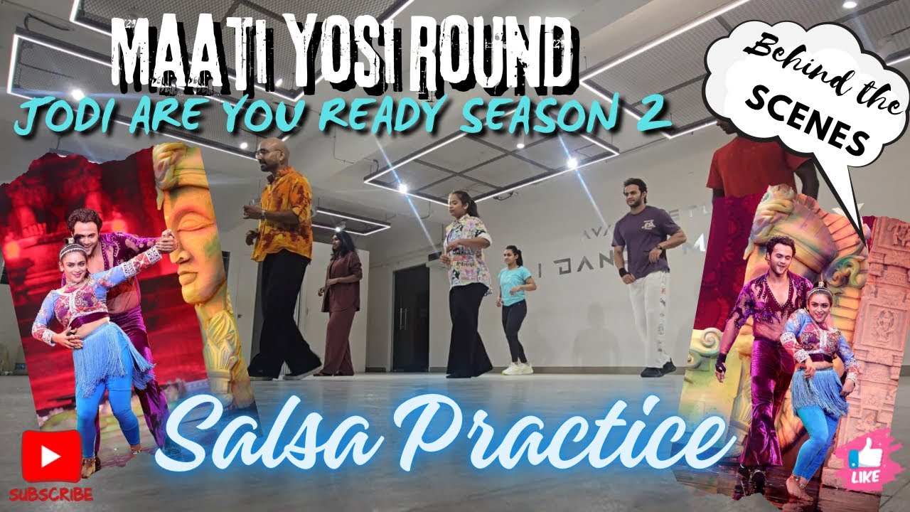 Workshop for salsa💃| Behind the scenes of Mathi Yosi round😍Jodi🔥| Not an easy Style😍 #appulovesappu