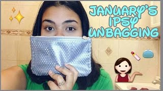 Unboxing January&#39;s Ipsy glam-bag 2017