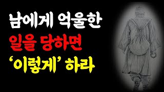 억울한 일을 당했을 때 대처방법ㅣ나를 만만하게 보는 사람 이렇게하라ㅣ무례한 사람을 다루는 방법ㅣ인생조언ㅣ삶의 지혜ㅣ오디오북ㅣ철학ㅣ불교