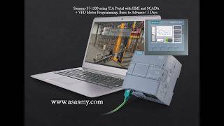 Siemens PLC & HMI Training (S7-1200 / S7-1500 with HMI & SCADA) , Day 2