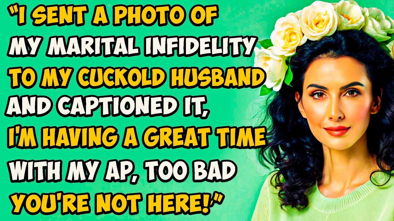 I sent a photo of my marital infidelity to my  husband and captioned it, ‘I'm having a great time