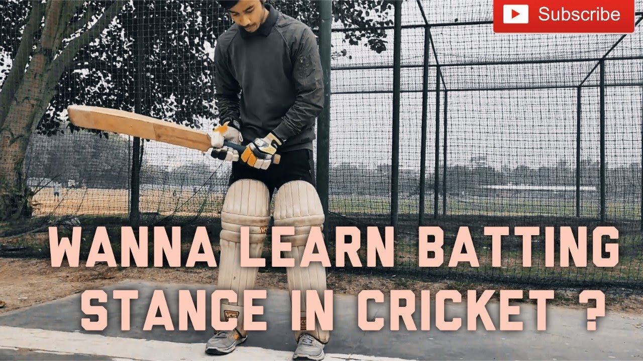 How to take Batting stance in cricket with proper steps ? 🏏 YouTube