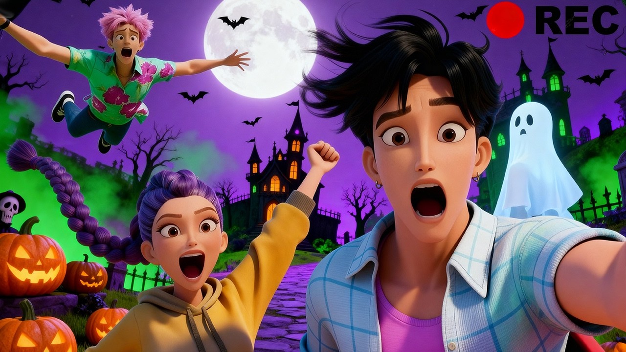 CRAZY Halloween Vlog 🎃: Wait, WHY baby saja Have to Be King?! |HUNTRIX Trick or Treat 👻