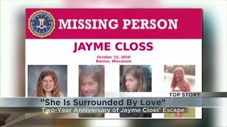 Two year anniversary of escape: Jayme Closs' family says she is surrounded by love