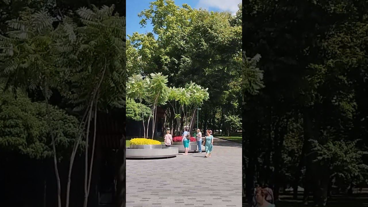 Харьков Сад Шевченко сегодня 💚 Kharkiv Shevchenko garden now! 