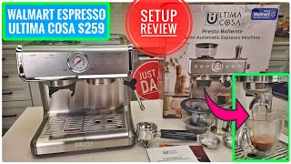 Walmart Ultima Cosa SemiAutomatic Espresso Machine Review