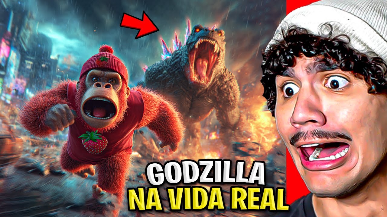ESSE ORANGOTANGO FOI ATRÁS DO GODZILLA SOZINHO! (MORANGOTANGO)