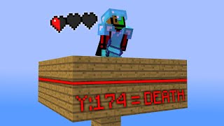 Minecraft UHC but the player at the HIGHEST Ylevel DIES every minute + you're in the SKY.