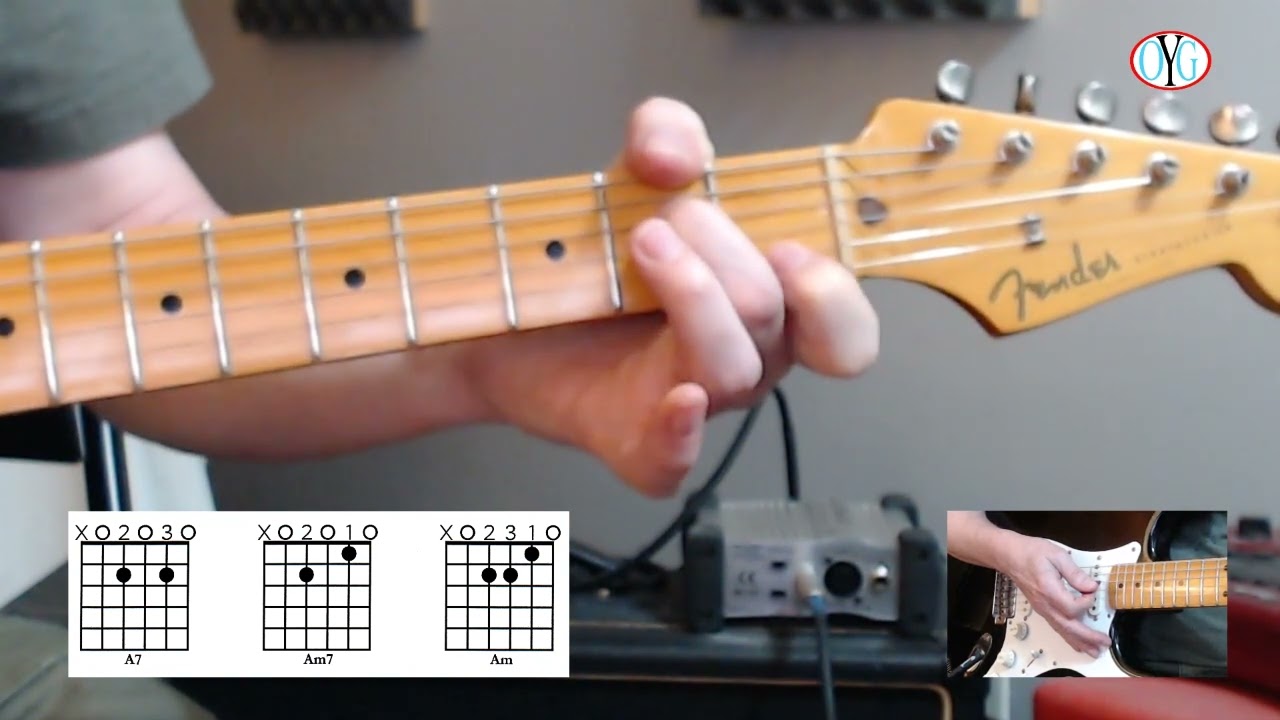 Beginning Guitar, Lesson 3: Variations of Three Chords