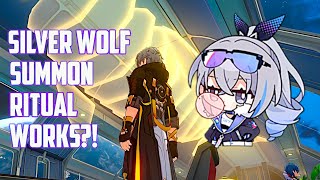 SILVER WOLF&#39;S SUMMONING RITUAL ACTUALLY WORKS?!? SUMMONS FOR SILVER WOLF!!! - Honkai Star Rail