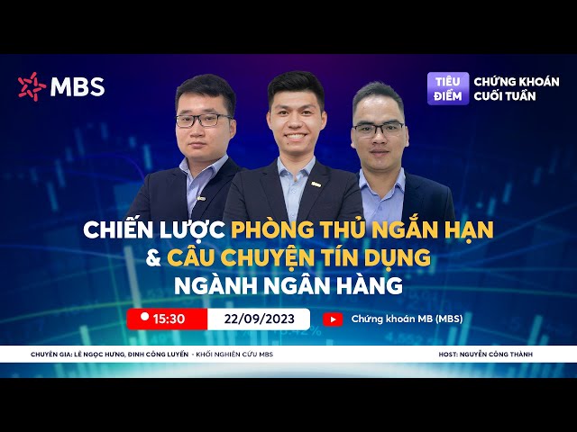 CHIẾN LƯỢC PHÒNG THỦ NGẮN HẠN & CÂU CHUYỆN TÍN DỤNG NGÀNH NGÂN HÀNG / 22.09.2023