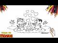Como Desenhar Mônica e Cebolinha no Dia dos Namorados ❤️ | Turma da Mônica Passo a Passo
