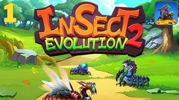 Insect Evolution 2 Gameplay Walkthrough Part 1 | New Game! | All Levels (Android, iOS)