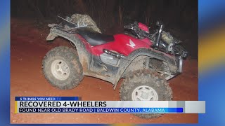 Baldwin Co. Sheriff’s Office looking for owners of four-wheelers they think are stolen