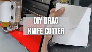 DIY Drag Knife Cutter... Will it cuts...? With Fusion 360 G-Code generation...