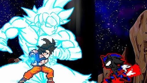 Manga Goku UI V3 OP VS Dark Sonow V3 OP in Jump Force Mugen