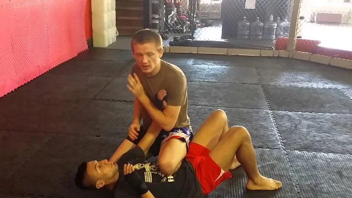 Chop shop mma style armbar from knee on belly