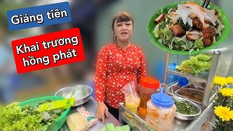 Giáng Tiên khai trương mới bún thịt nướng chỉ 25k tô đầy ắp tại khu ẩm thực Anh Hồ