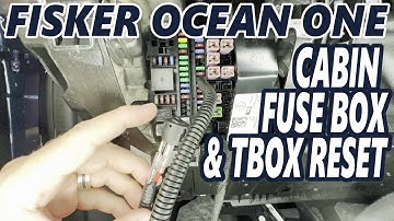 Fisker Ocean One - Cabin Fuse Box & Tbox Reset