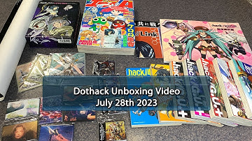 Dothack Unboxing Video July 28th 2023