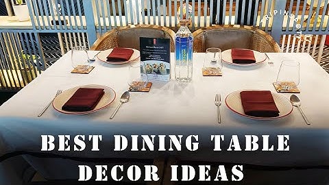 How to Set a Table: Basic,Casual and Formal Table Settings //Table Arrangement Idea
