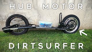 DIY Electric Dirtsurfer For Offroad Riding! Specs & Test Run