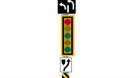 Traffic Light animation Series Part 16: USA Turn signal