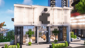 How to build an Apple Store in Minecraft 🍎 TUTORIAL
