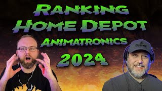 Ranking HOME DEPOT ANIMATRONICS | LOWES VS. HD part 2 | Middle-Aged Men Talking About Halloween