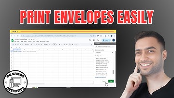 How To Print Envelopes From Google Sheets - Detailed Tutorial