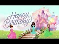 Fairy Tale Princess Party Background Birthday Banner For Princess Party 