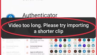 Instagram Video Too Long Please Try Importing A Shorter Clip Problem In Instagram