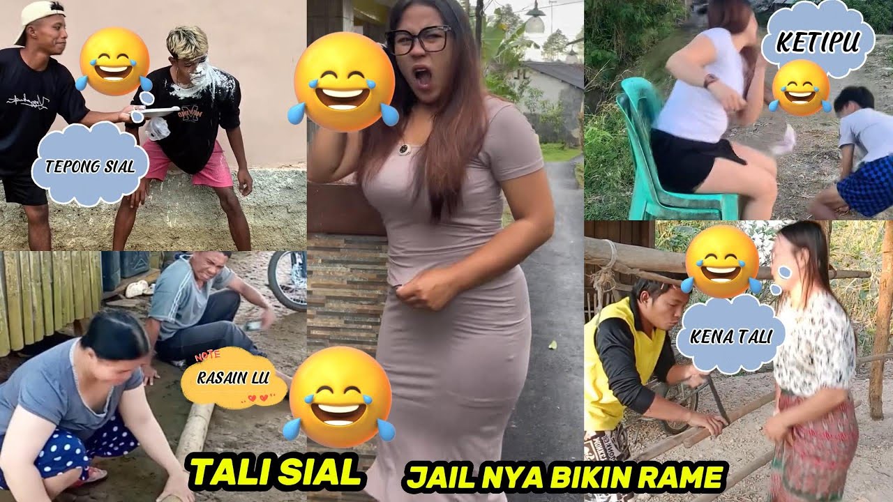 LUCU JAIL NYA BIKIN RAME !!! TALI KARET SIAL !!! KUMPULAN VIDIO LUCU
