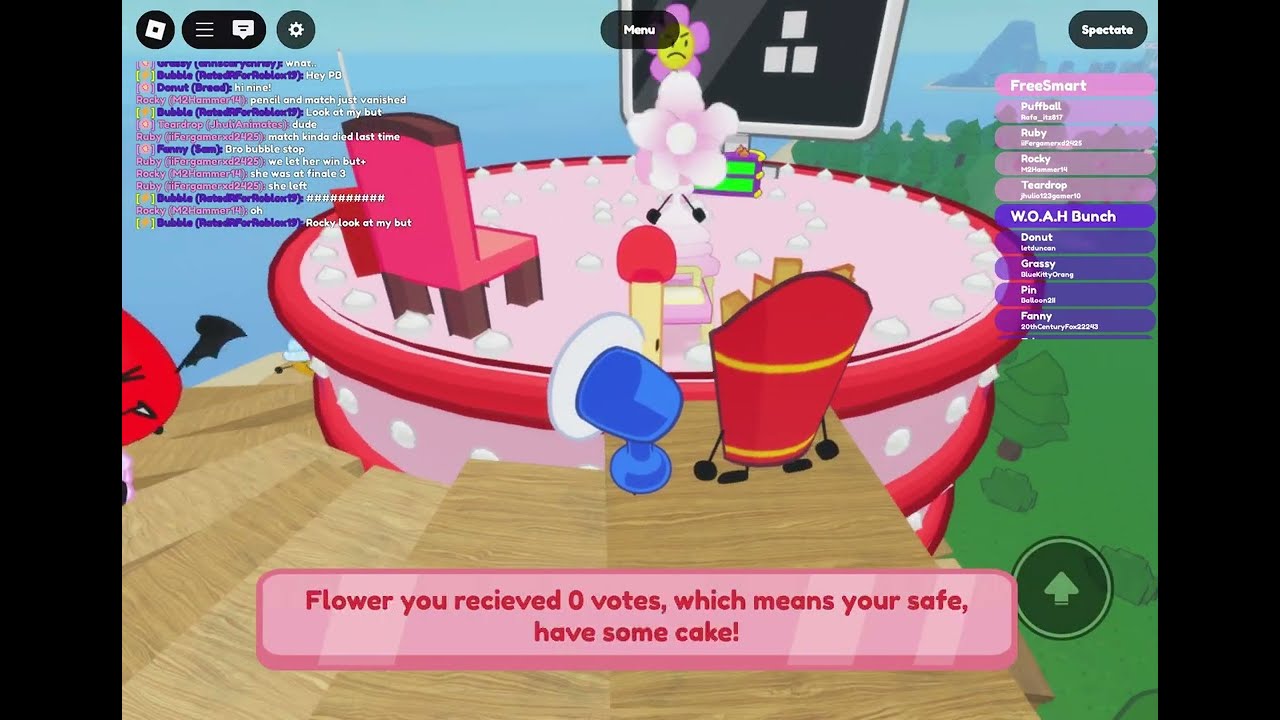 Toxic bubble in BFDIA Roblox 