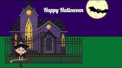 Halloween stop motion animation example