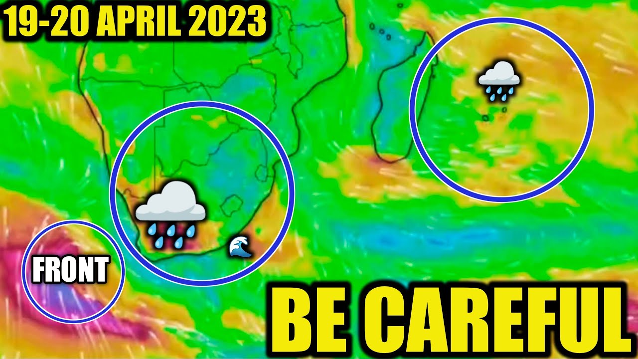New Cold Front Approaches Very Near To South Africa - YouTube