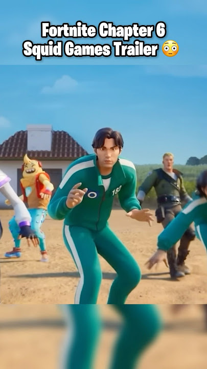 Fortnite Chapter 6 x Squid Games Collab Trailer 😳 #fortnite #fortniteclips