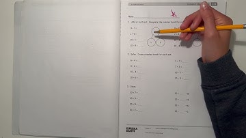 Eureka Math Grade 2 Module 1 Lesson 1 Homework | #mathwithaubrey #answers